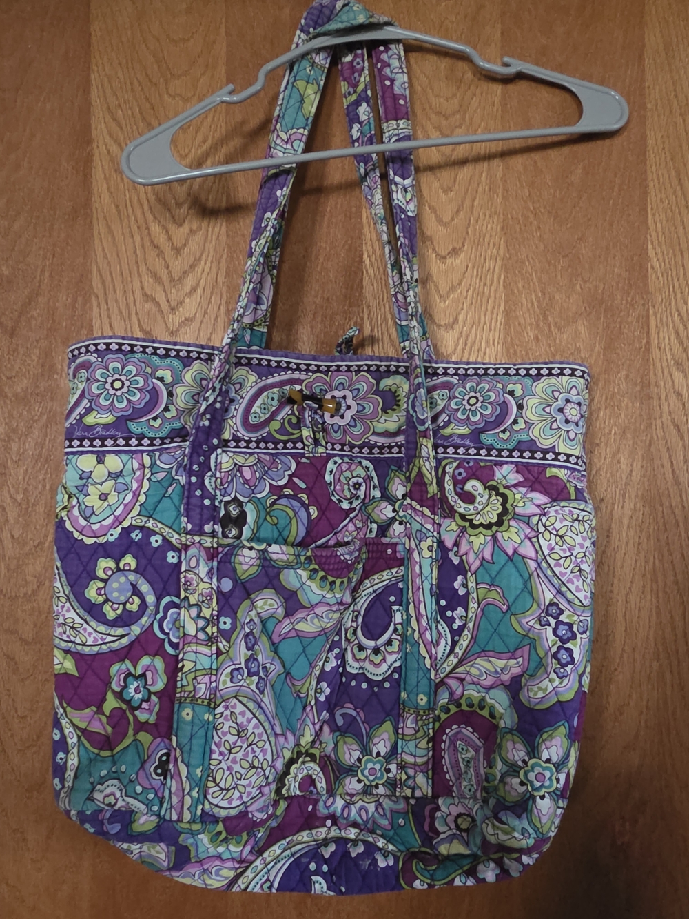 Pre-Owned Vera Bradley Purple Heather Tote Bag - Women